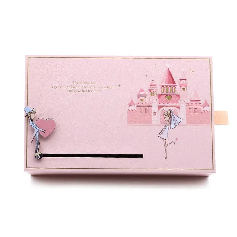 Love Castle Jewellery Box Ring Necklace Box - Bellarte Enchanté Love Castle Jewellery Box Ring Necklace Box